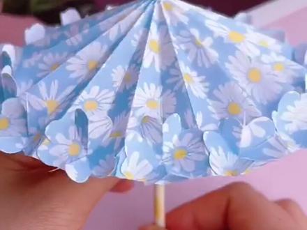 可以伸缩的樱花伞,这么好看,自带古风韵味,一定要艾特你的闺蜜给你折#手工折纸#樱花伞 #折纸 #折纸教程#古风