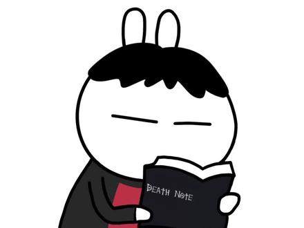 画了兔斯基表情包但是桃黑黑版#兔斯基 #桃黑黑 #表情包