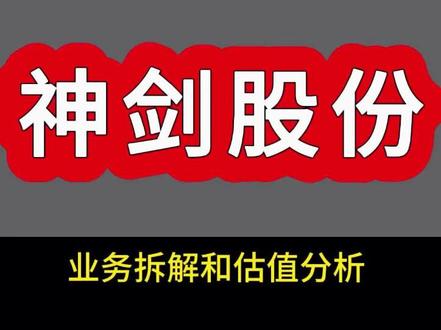 上市公司深度剖析!
神剑股份