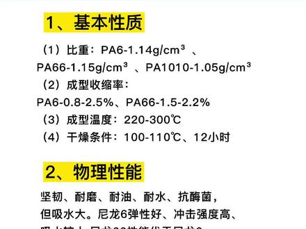 聚酰胺PA尼龙用途大全介绍#塑料人 #呼叫塑料人 #塑料颗粒 #尼龙 @抖音小助手