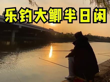 忙里偷闲钓鲫鱼,歌声诱鱼法你学会了嘛#钓鱼 #野钓