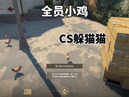 CS2躲猫猫:全员小鸡 #躲猫猫 #CS2 #CS2躲猫猫