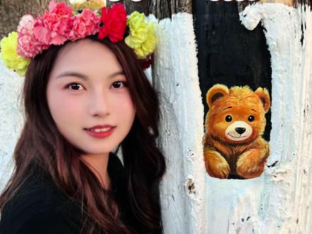 童年愿望画进树洞,天真且美好。#小熊 #画画#青年创作者计划 #童年回忆 #记录真实生活