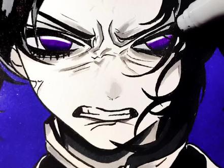 比日轮刀锋先来的是忍极致的愤怒🔥 绘画工具:梅森尼斯一代马克笔
#手绘 #鬼灭之刃 #蝴蝶忍 #马克笔手绘 #梅森尼斯一代马克笔