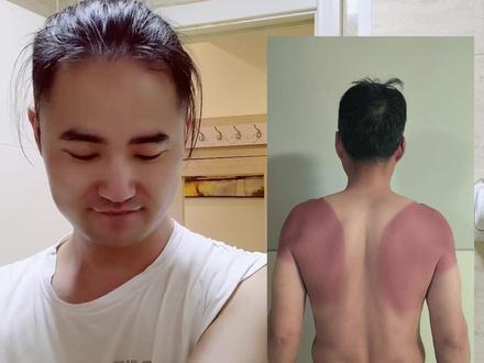 防晒一定要做好 幸亏我是护肤博主,哈哈哈哈哈,看我大哥晒那样#防晒 #防晒霜 #霏丝佳 #防晒测评 #马拉松