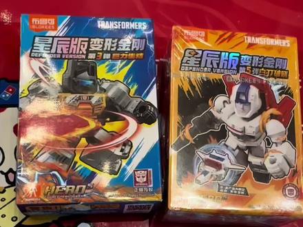 变形金刚星辰版第三弹捡漏声波#布鲁可