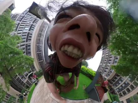 今天一定要让你们见识一下什么是车力巨人!#口咬全景相机 #全景奇行种