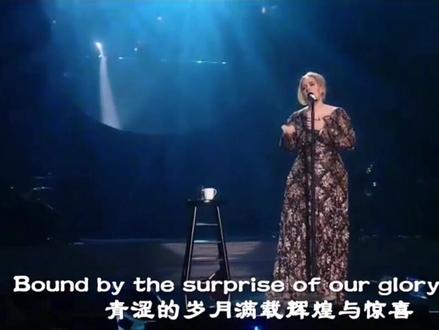 《someone like you 》
(爱人如你 像你的他)/阿黛尔写给前男友的歌 #伤感催泪