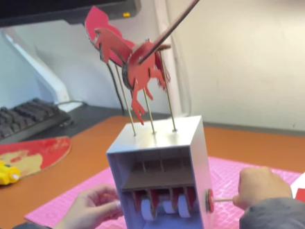 马年预制手工,天马来了#科技小制作 #科学小手工 #亲子手工 #变费为宝 #模型玩具