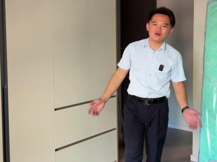 空调在柜子里面这样做不但美观也方便检修#家装装修 #深圳全屋定制工厂 #空调在柜子里的设计