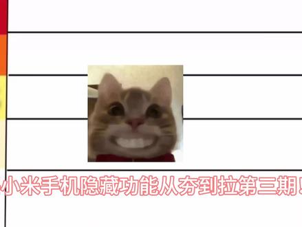 锐评小米手机隐藏功能第三期!#小米 #红米 #从夯到拉排名 #科普