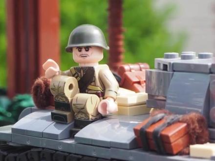 苏联纵队在东部战线乐高二战MOC