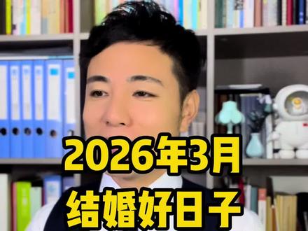 2026年3月结婚好日子有哪些?