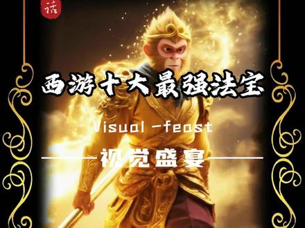 西游十大最强法宝,你觉得哪个更厉害?#神话 #西游 #法宝