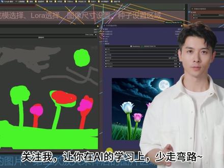 实时AI绘画【工作流】分享!甚至大部分功能强过Krea AI 实时编辑提示词,实时控图!告别抽卡!LCM+Comfyui你看能有多强!(超级详细教程)#ai绘画 #ai实时绘画 #aigc #手绘 #设计