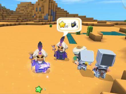 迷你世界:两个巫师商人的秘密!巫师商人带骆驼去挖矿,你见过吗 #夏日全民创造节 #迷你世界新版本打卡