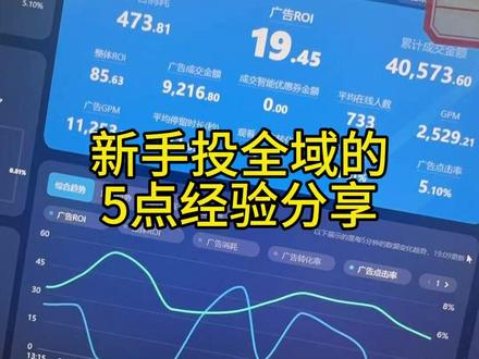 全域投放技巧耐心看完全是干货!#千川投放技巧 #千川代投