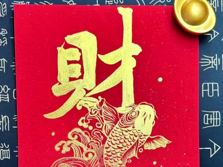 快来和我一起画只小锦鲤吧,祝大家财源广进~#国画教程 #国画入门教学 #非遗贺新春#抖音非遗联欢会 #青年创作者扶持计划