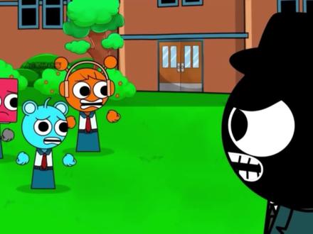 布莱克老师与调皮学生的一天#节奏盒子#创意动画