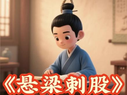 成语故事:悬梁刺股#成语故事 #成语故事系列 #儿童绘本 #绘本故事 #原创动画