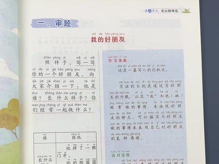 #二年级 这周就要学写第二单元习作#我的好朋友 给孩子准备这本#同步作文 带多篇优秀范文,还有详细的写作方法和步骤,每天读一读,积累写作提升写作水平#作文素材