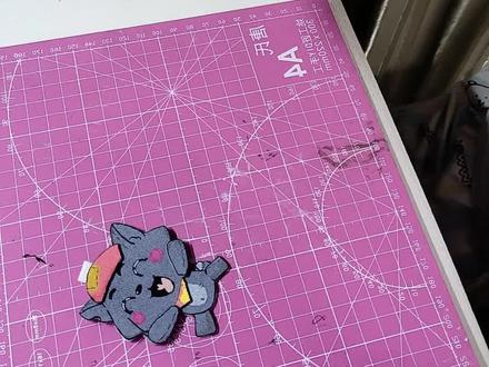 不织布教程第一期#不织布 #灰太狼 #不织布教程