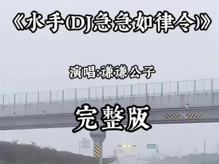水手DJ急急如律令版完整版 水手谦谦公子完整版#水手 #水手急急如律令 #谦谦公子 #第一视角 #郑智化