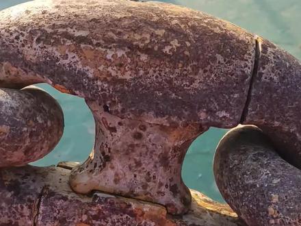 更换锚链肯特卸扣完美收工