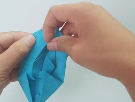 折纸鳄鱼,它张开嘴巴了#手工 #折纸 @抖音小助手