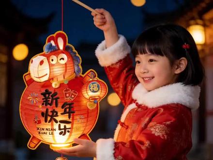 (春节不打烊】2026新年马年手Idiv灯笼儿童手提花灯材料元宵宫灯……#灯笼#手提花灯#元宵宫灯#好物推荐🔥