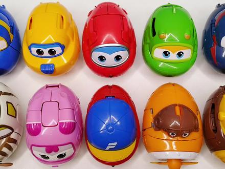 超级飞侠趣变蛋玩具大集合 可变成Q版飞机机器人🤖️#益智玩具 #动手动脑 #超级飞侠玩具 #变形玩具 #超级飞侠