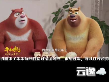 熊出没之年年有熊信息分析 #熊出没 #熊出没之年年有熊 #上推荐