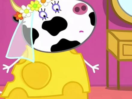 奶牛🐮女士就像一个大大的奶酪🧀穿上婚纱都感动的哭了🤣😂#儿童动画 #小猪佩奇 #小猪佩奇简笔画 #简笔画 #看动画学画画