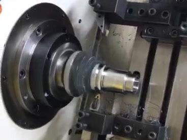 BT40刀柄,火后52°加工。