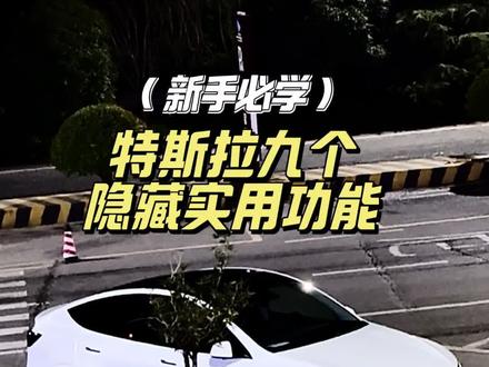 刚提特斯拉的车主一定得学,这九个隐藏功能学会以后用车更佳方便,记不住的点赞收藏,避免用时找不到。#特斯拉 #特斯拉model3 #特斯拉modely #焕新y #每天一个用车知识