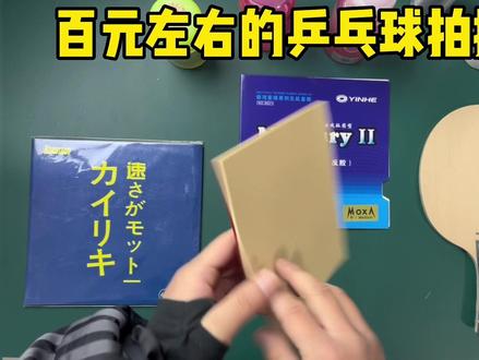 百元左右的碳素底板搭配推荐,底板729黑软碳+银河水星2+蓝大力神套胶#乒乓球拍搭配 #乒乓球拍推荐 #乒乓球拍粘拍教学