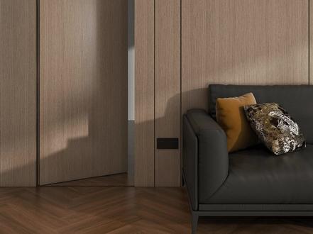 #酷家乐 #隐形门 #装修 酷家乐隐形门背景墙,隐形门背景墙开门样式制作方法