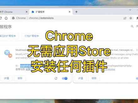 Chrome在国N无法连接应用Store也能安装所需插件。首先在Edge安装所需插件,再通过Edge导出crx插件&Chrome安装本地的crx插件#知识分享 #浏览器插件 #Chrome#Edge