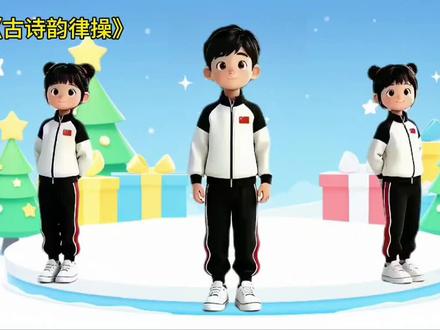 古诗韵律操,少儿课间操#少儿 #少儿长高 #幼儿舞蹈