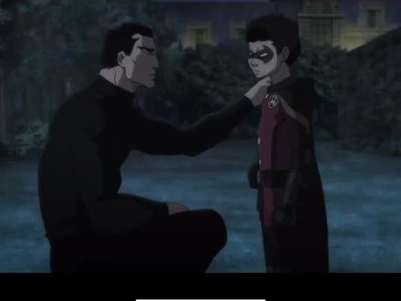 喜欢这个抱抱,所以我要单独发#达米安韦恩 #布鲁斯韦恩