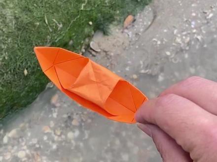 童年的乌篷船还记得怎么折吗#折纸 #亲子手工 #折纸教程 #幼儿园手工 #儿童折纸 #五一劳动节 #适合五一劳动节做的手工 #劳动节手工