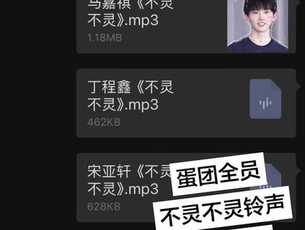 时代少年团手机铃声不灵不灵版~来电话啦🥰#时代少年团#不灵不灵 #音频 #手机铃声 #蛋团