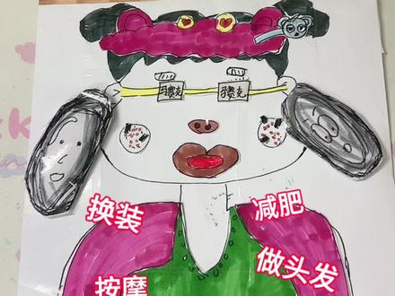 爆改(丑女)班主任#手工#手工diy #盲袋 #二次元#沉浸式