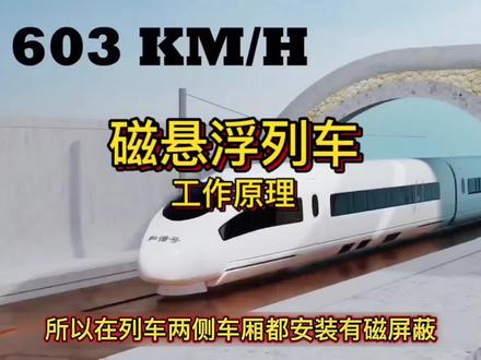 磁悬浮列车-动车黑科技#机器人编程 m#科技改变生活 #知识分享 #教育 #关注我每天分享新知识