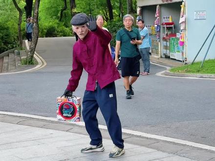 #霹雳舞,假装大爷在公园跳舞看看路人什么反应