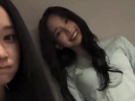 可爱的两个人#冬柚#金旼炡#柳智敏