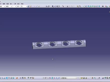 滚珠轴承座建模教程#机械设计 #产品设计 #3d设计 #3d建模 #三维建模 #catia学习 #catia小技巧