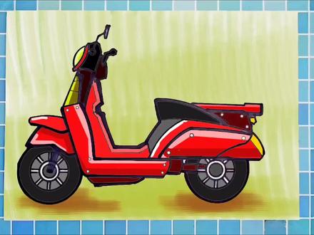 简单易学电动自行车的画法教学,儿童交通工具简笔画教程,简单易学亲子简笔画#儿童学画画 #儿童简笔画 #亲子简笔画 #交通工具 #自行车画法 #电动车简笔画 #电动自行车画法 #交通工具儿童画 #马克笔儿童画 #简笔画教程