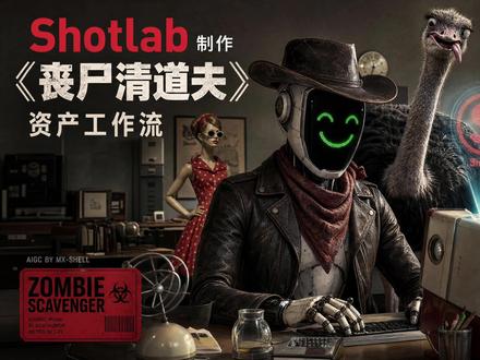 |图片资产|国产"爱死机"《丧尸清道夫》图片资产工作流的创作思路分享II
#shotlab #未来导演扶持计划 #Al创作浪潮计划 #丧尸清道夫 #AIGC