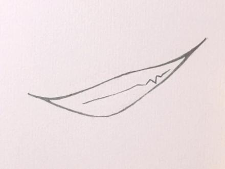 坏笑的嘴巴画法#绘画教程 #简笔画 #零基础学画画 #跟着抖音学画画 #内容启发搜索